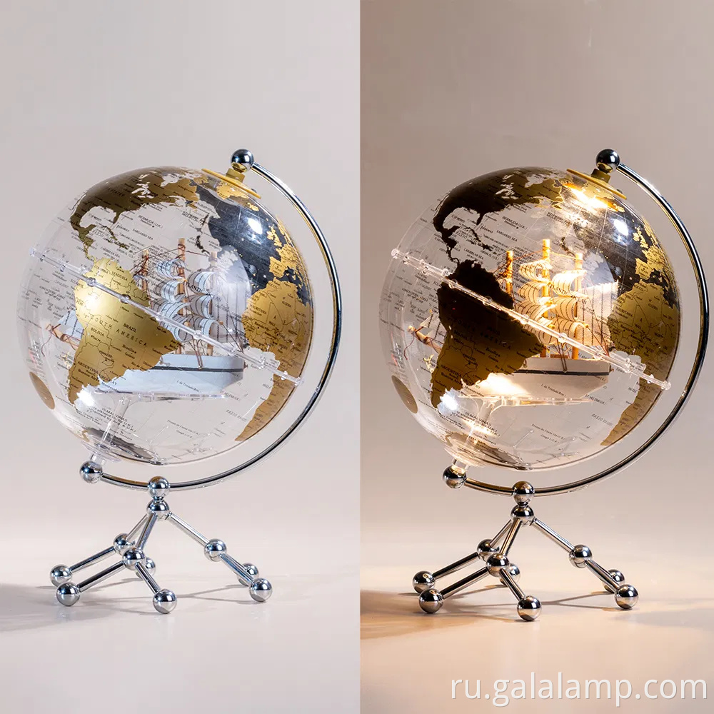 Стильная 8-дюймовая лампа мира для дома и офиса Dé Cor